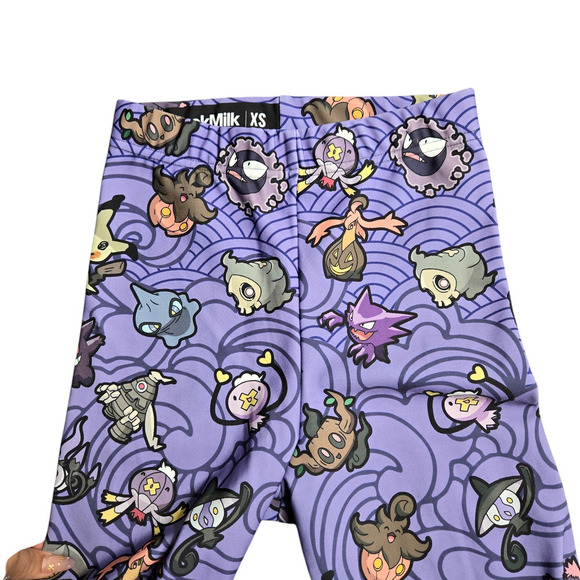 Blackmilk Pokemon Ghost-Type High Waisted Toasties Size: XS - Picture 3 of 6